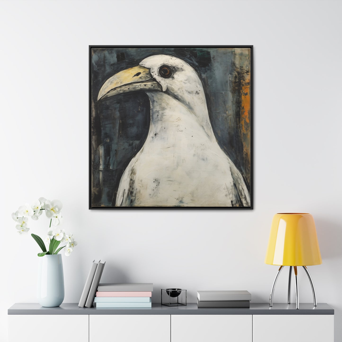 Bird 5, Gallery Canvas Wraps, Square Frame