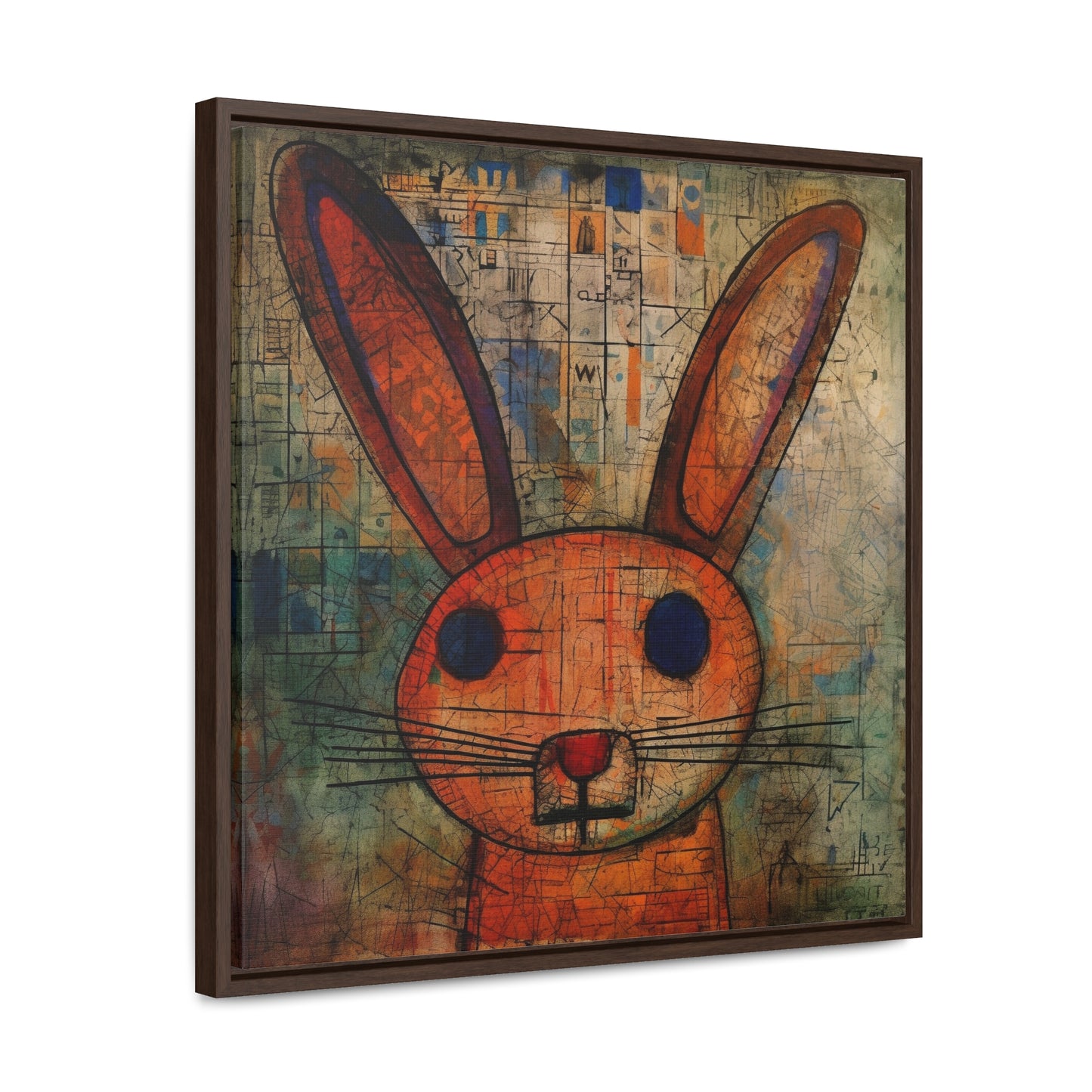 Rabbit, Gallery Canvas Wraps, Square Frame