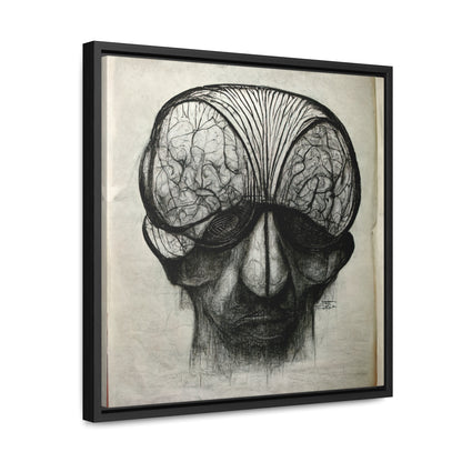 Brain 54, Valentinii, Gallery Canvas Wraps, Square Frame