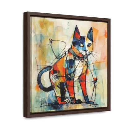 Cat 77, Gallery Canvas Wraps, Square Frame