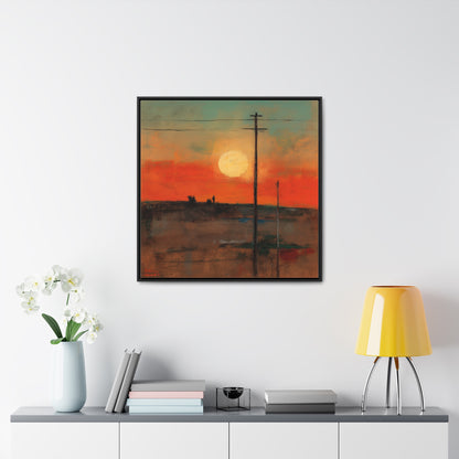 Land of the Sun 80, Valentinii, Gallery Canvas Wraps, Square Frame