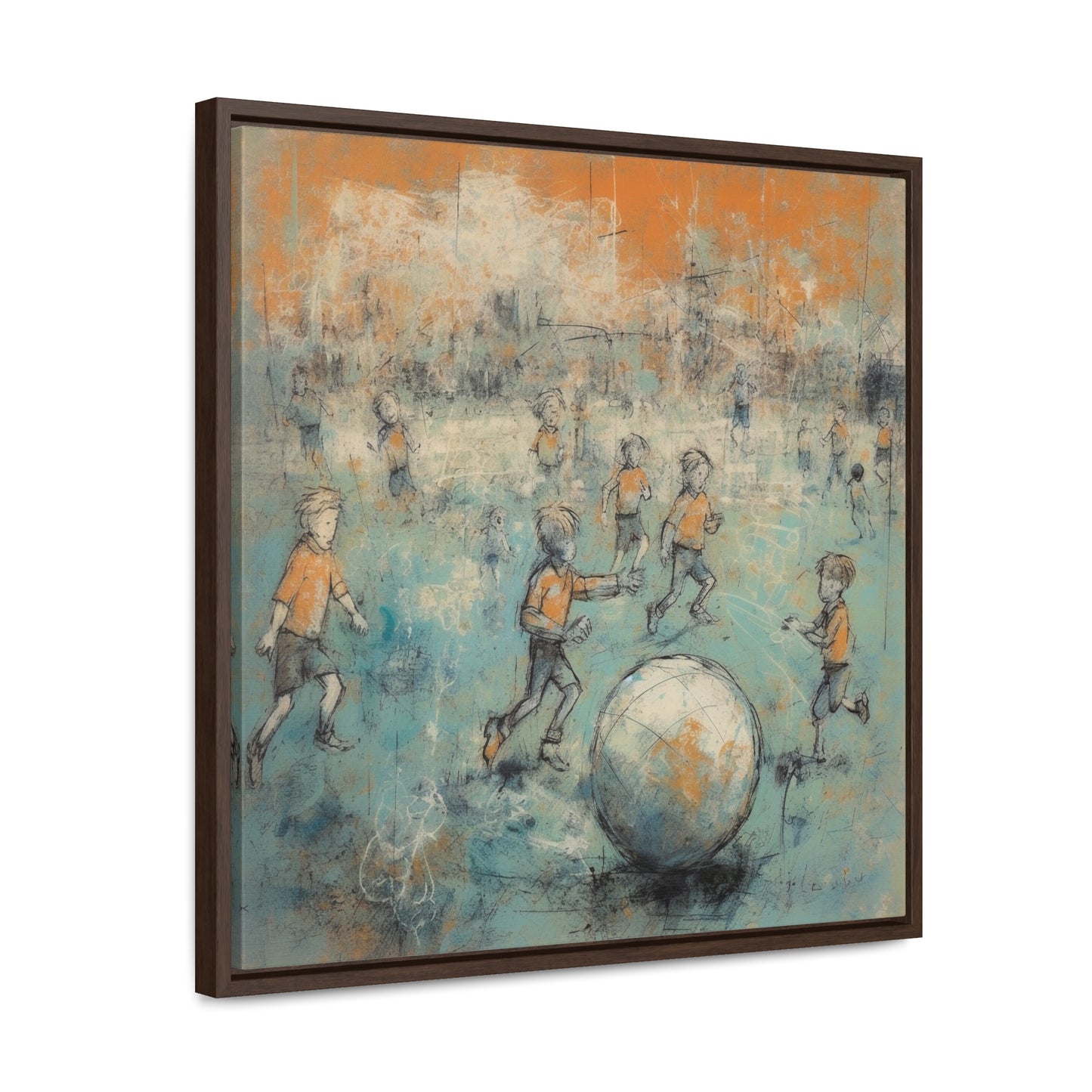 Childhood 23, Gallery Canvas Wraps, Square Frame