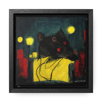 Urban Rat 5, Valentinii, Gallery Canvas Wraps, Square Frame