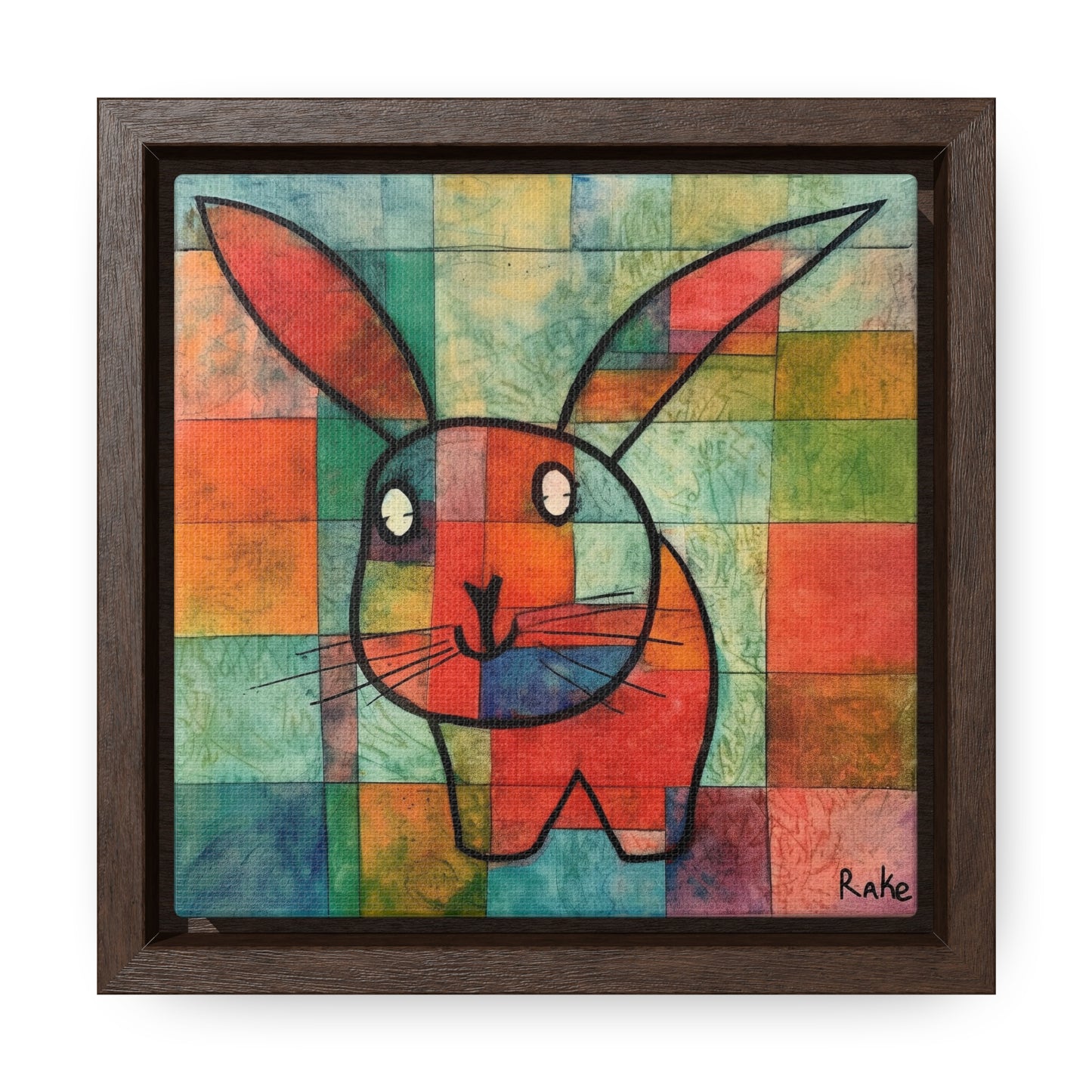 Rabbit 34, Gallery Canvas Wraps, Square Frame