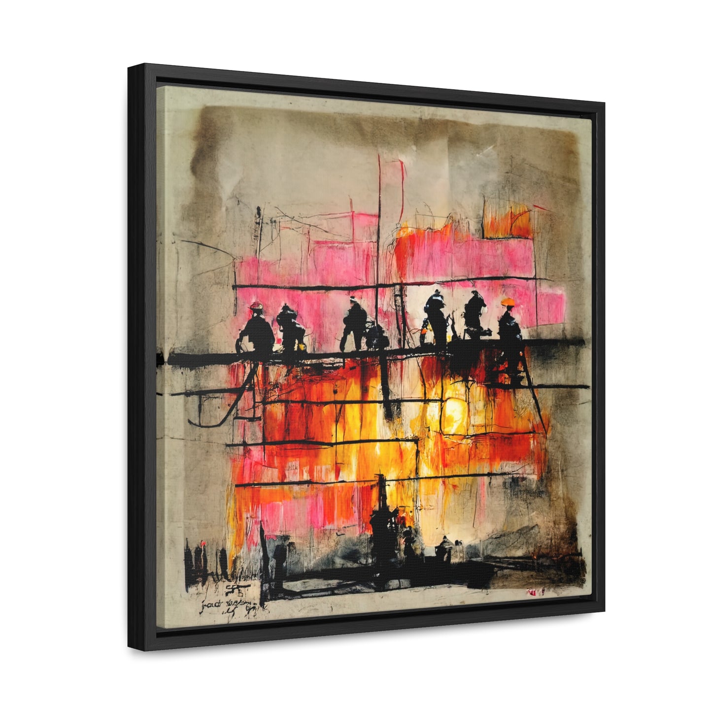 Land of the Sun 3, Valentinii, Gallery Canvas Wraps, Square Frame