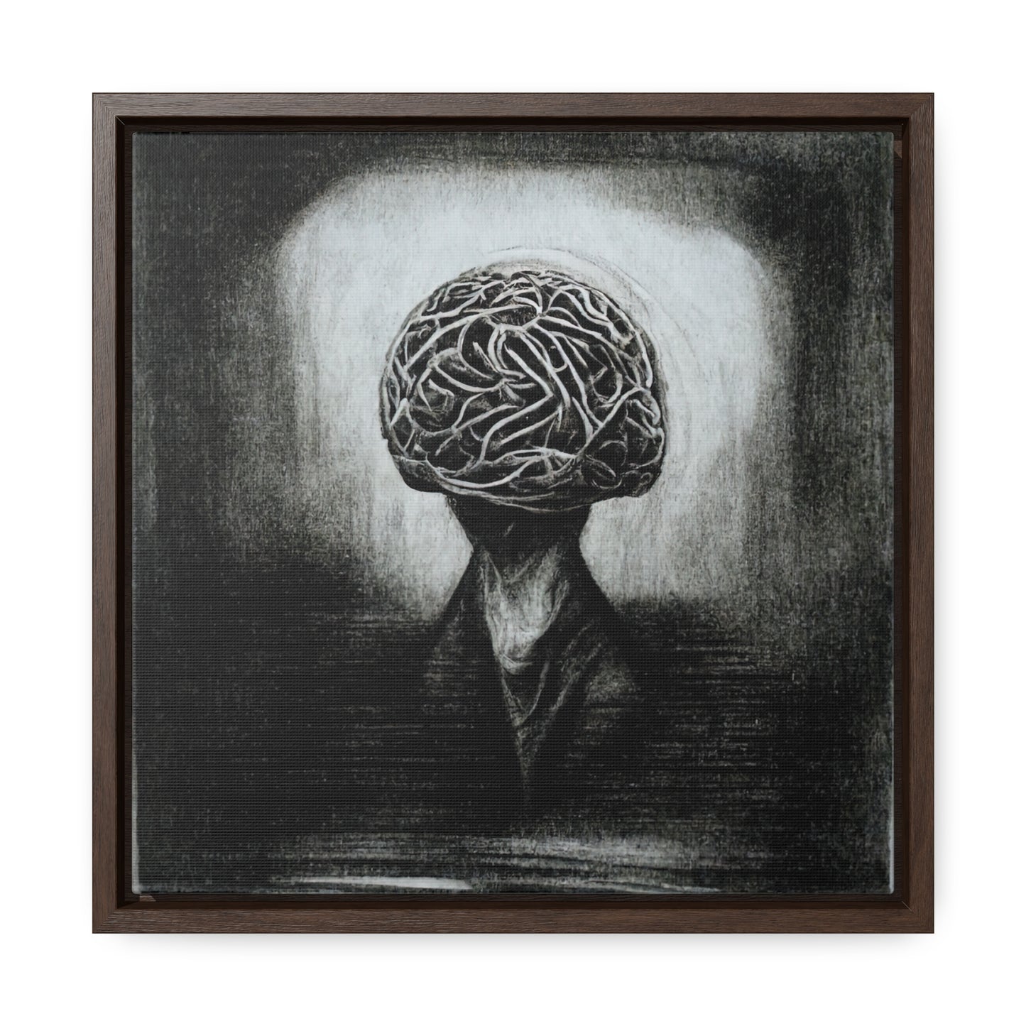 Brain 7, Valentinii, Gallery Canvas Wraps, Square Frame