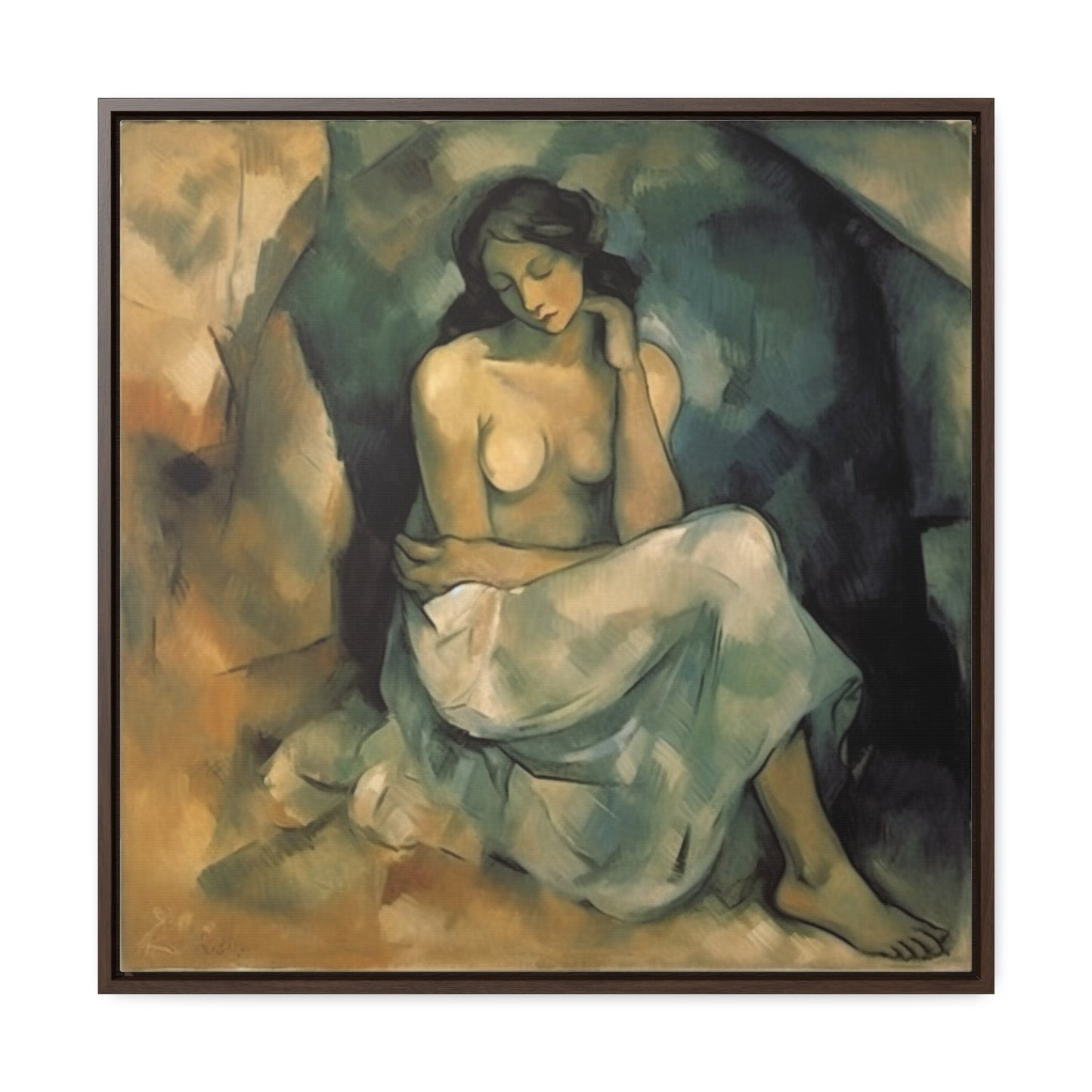 Women 12, Valentinii, Gallery Canvas Wraps, Square Frame