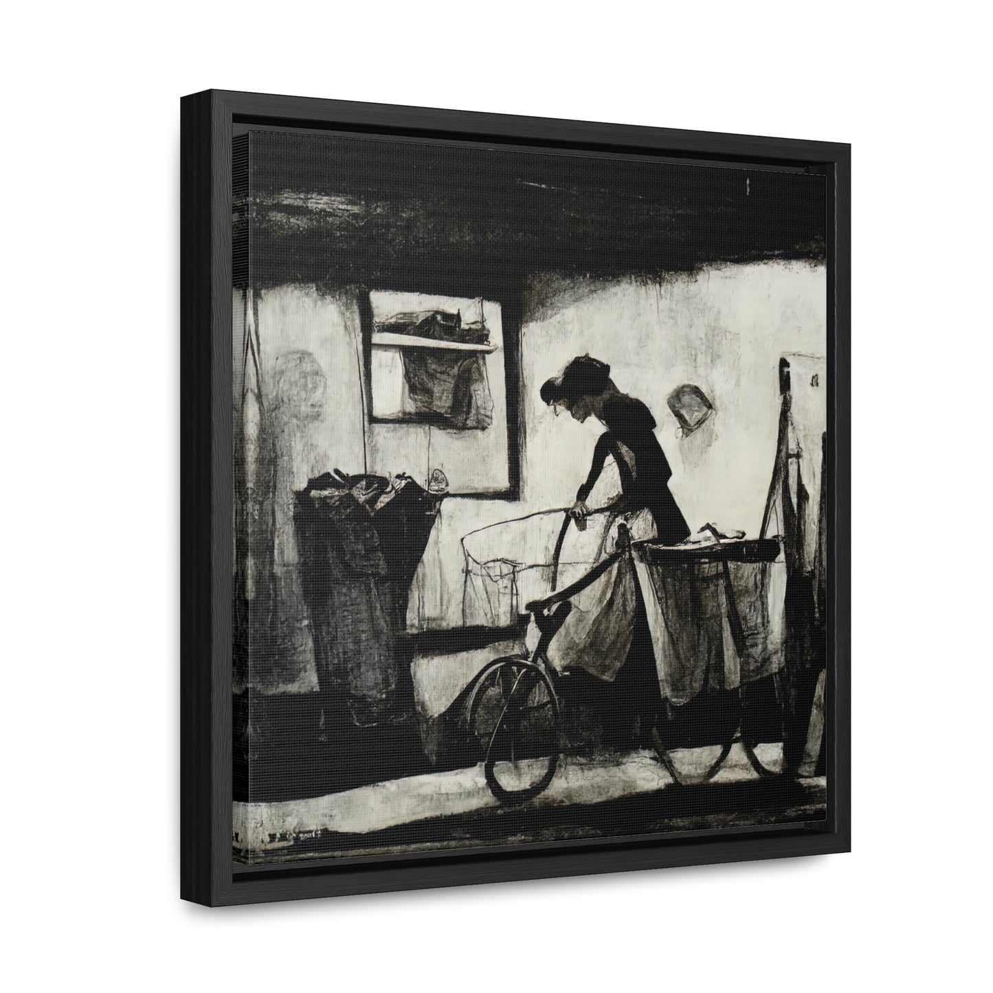 Domestic Memories 28, Valentinii, Gallery Canvas Wraps, Square Frame