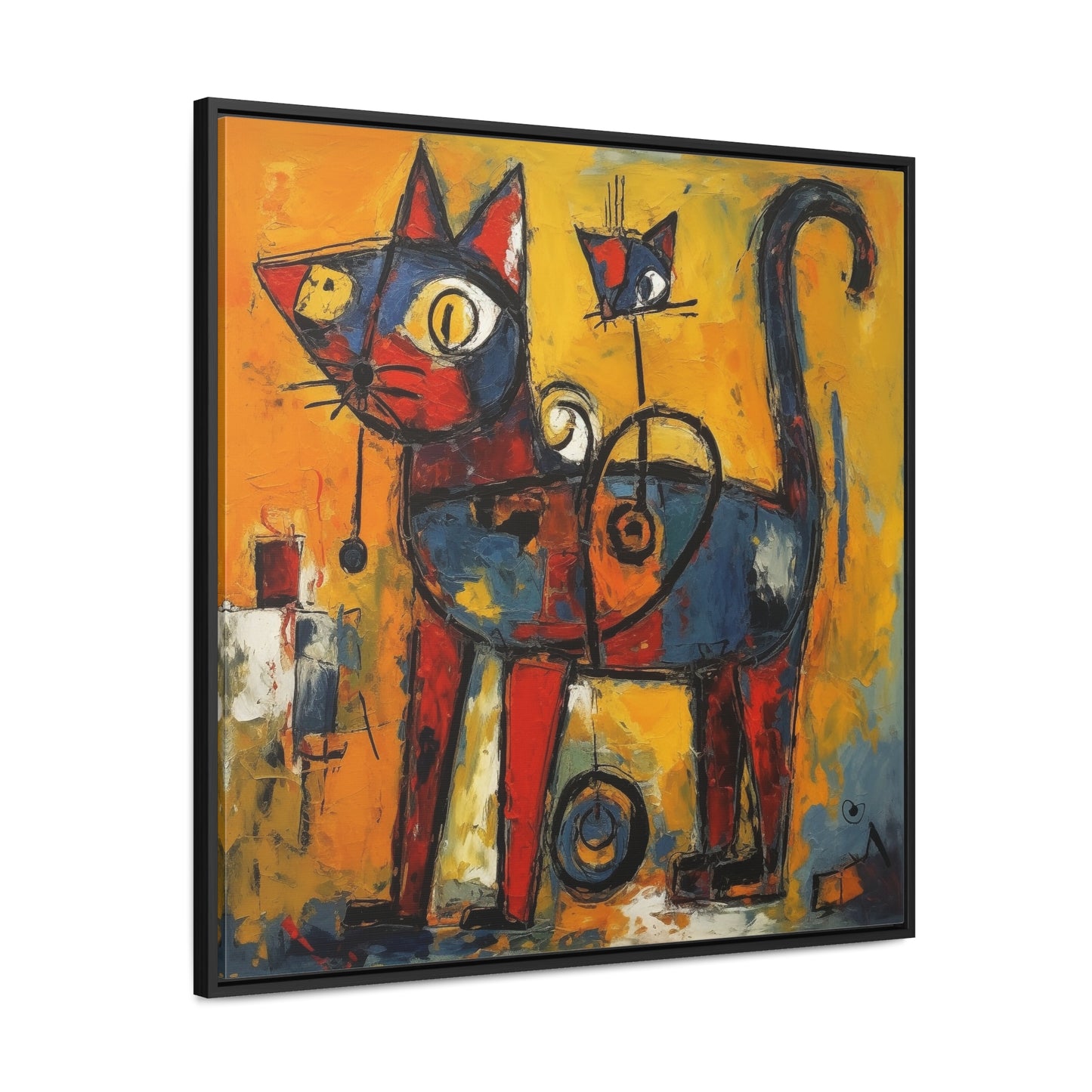 Cat 97, Gallery Canvas Wraps, Square Frame