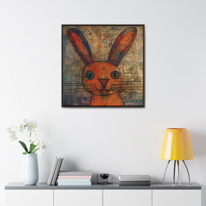 Rabbit 10, Gallery Canvas Wraps, Square Frame