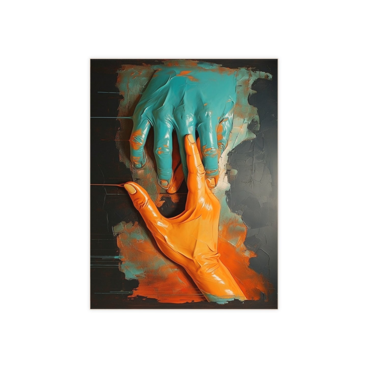 Hands 86, Ceramic Photo Tile