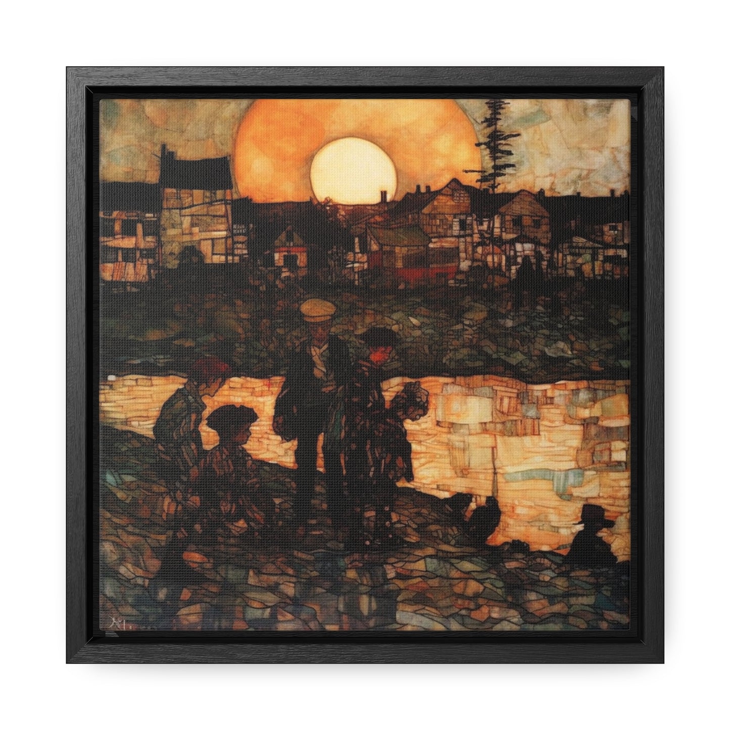 Land of the Sun 40, Valentinii, Gallery Canvas Wraps, Square Frame