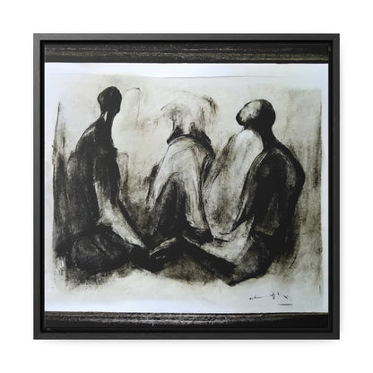 Palaeolithic Prayer 8, Valentinii, Gallery Canvas Wraps, Square Frame