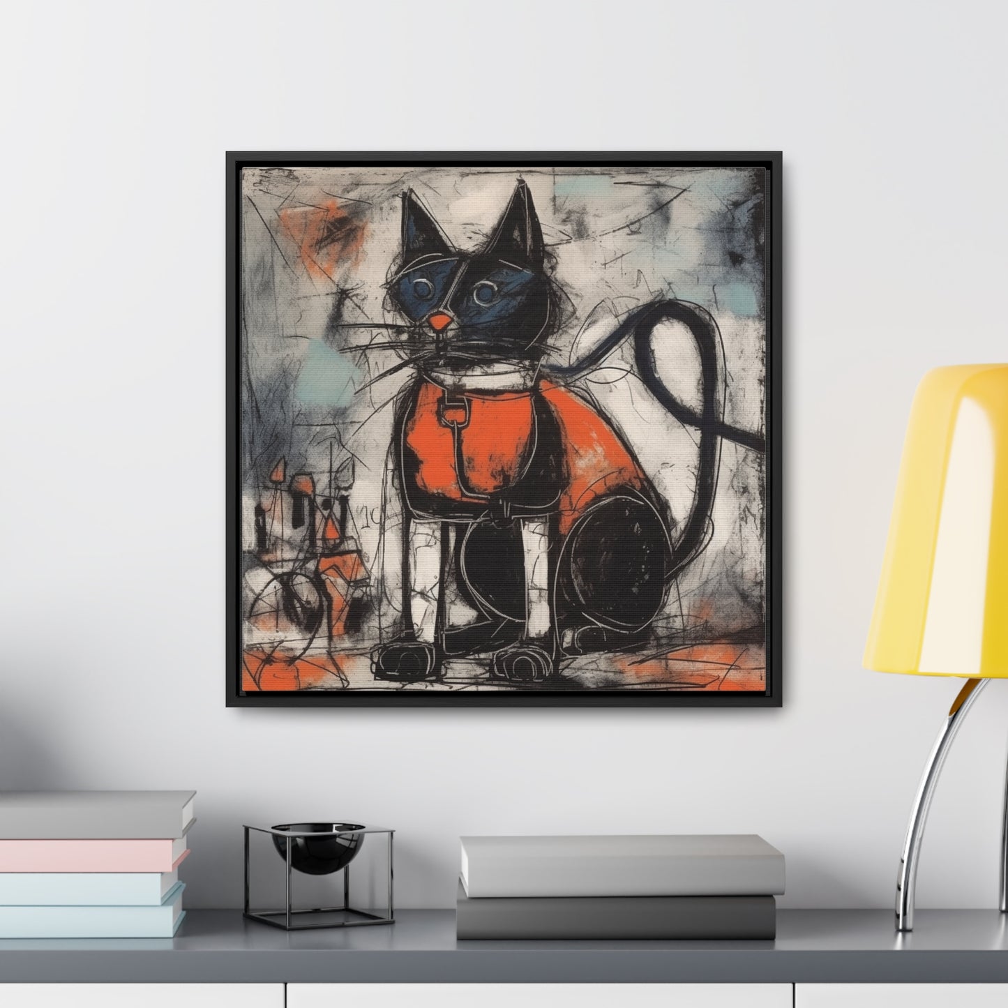 Cat 35, Gallery Canvas Wraps, Square Frame