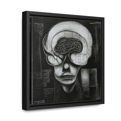 Brain 4, Valentinii, Gallery Canvas Wraps, Square Frame