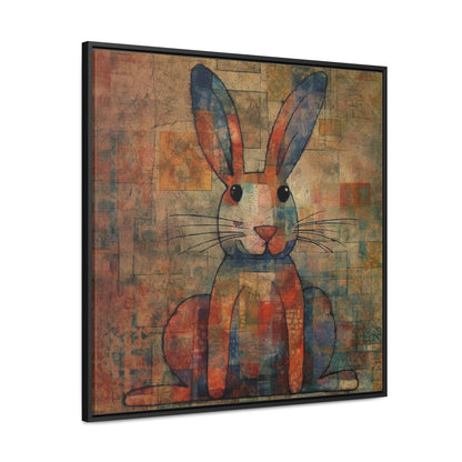 Rabbit 33, Gallery Canvas Wraps, Square Frame