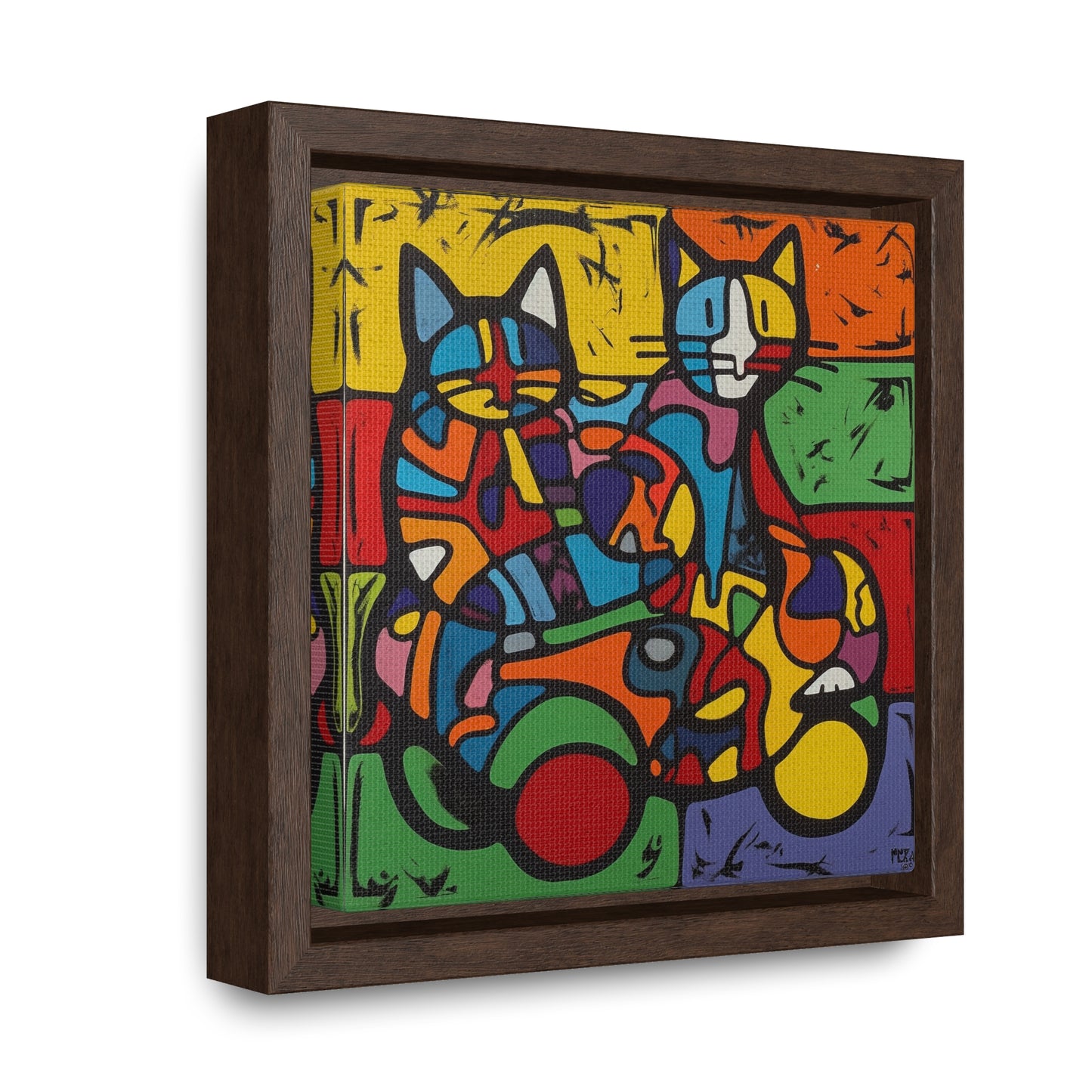 Cat 145, Gallery Canvas Wraps, Square Frame