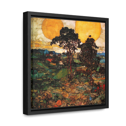 Land of the Sun 38, Gallery Canvas Wraps, Square Frame