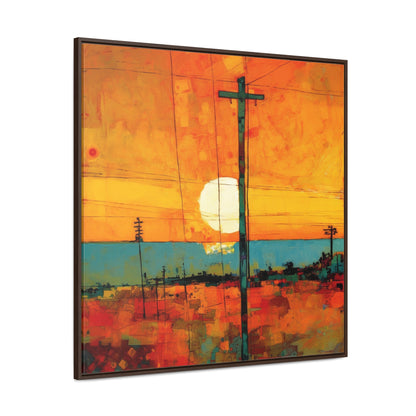 Land of the Sun 69, Valentinii, Gallery Canvas Wraps, Square Frame