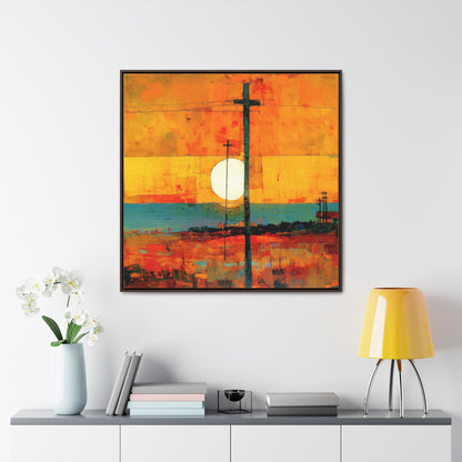 Land of the Sun 59, Valentinii, Gallery Canvas Wraps, Square Frame