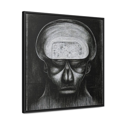 Brain 51, Valentinii, Gallery Canvas Wraps, Square Frame