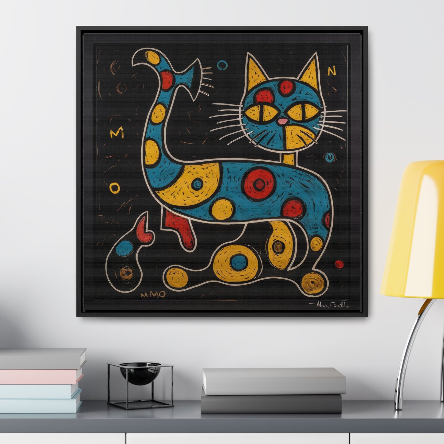 Cat 125, Gallery Canvas Wraps, Square Frame