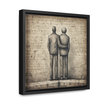 The Courage of Vulnerability 8, Valentinii, Gallery Canvas Wraps, Square Frame