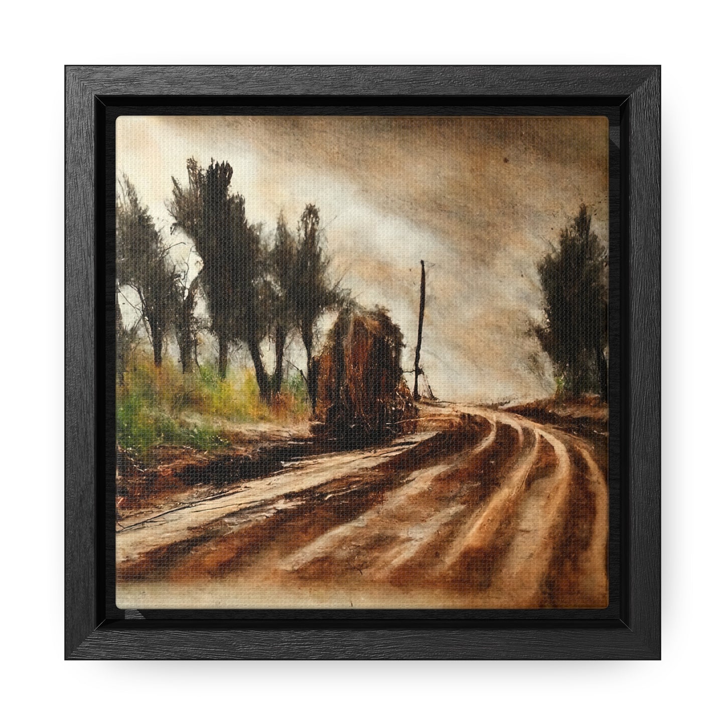 To the Rainy Land 7, Valentinii, Gallery Canvas Wraps, Square Frame