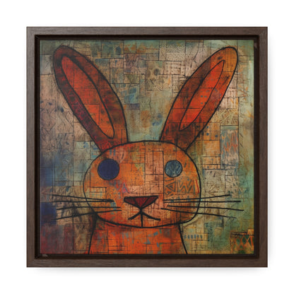 Rabbit 14, Gallery Canvas Wraps, Square Frame