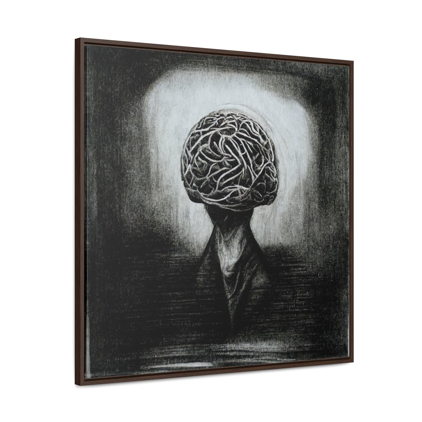 Brain 7, Valentinii, Gallery Canvas Wraps, Square Frame