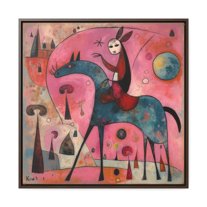 The Dreams of the Child 4, Gallery Canvas Wraps, Square Frame