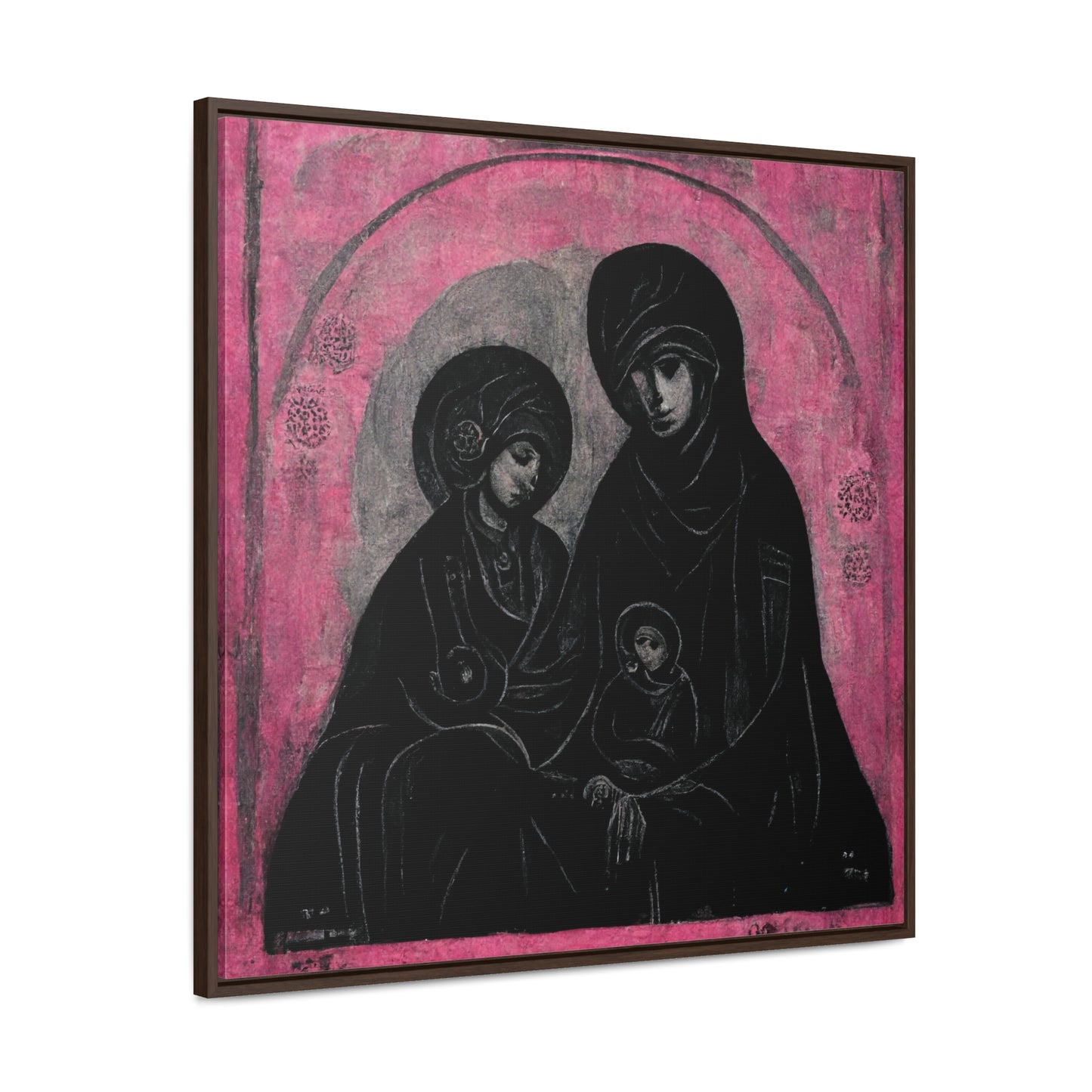 Mary and the Child 9, Valentinii, Gallery Canvas Wraps, Square Frame