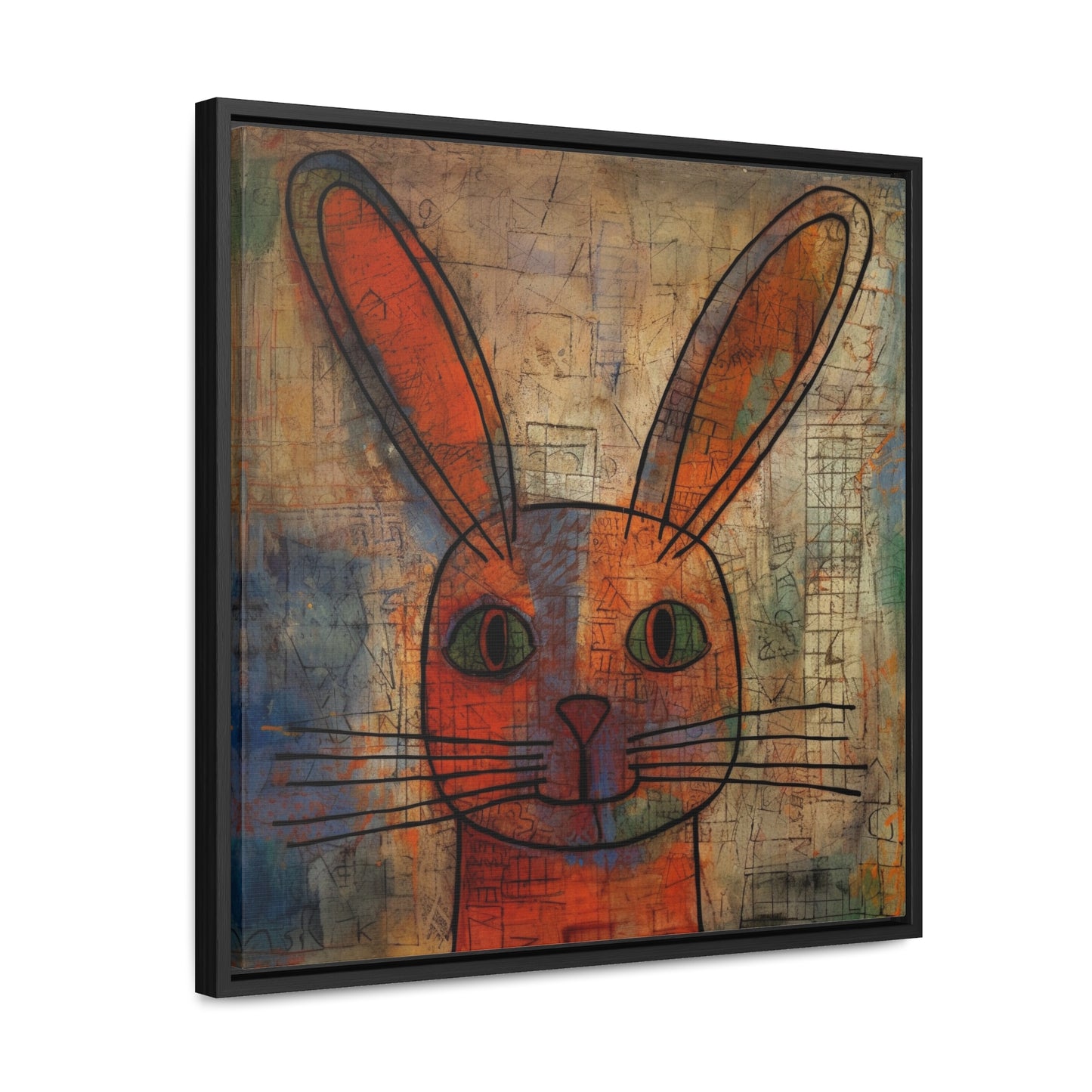 Rabbit 2, Gallery Canvas Wraps, Square Frame