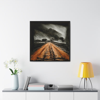 To the Rainy Land 8, Valentinii, Gallery Canvas Wraps, Square Frame