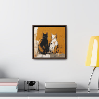 Cat 16, Gallery Canvas Wraps, Square Frame