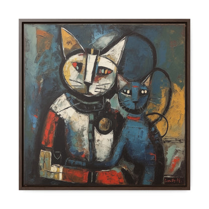 Cat 82, Gallery Canvas Wraps, Square Frame