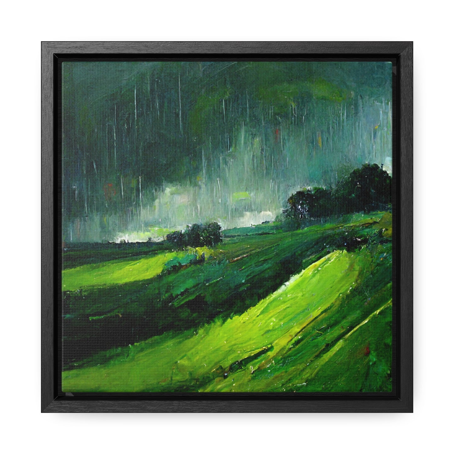 To the Rainy Land 3, Valentinii, Gallery Canvas Wraps, Square Frame