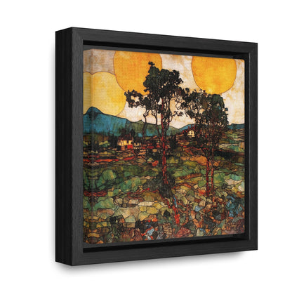 Land of the Sun 41, Valentinii, Gallery Canvas Wraps, Square Frame