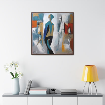 Sad Man 23, Valentinii, Gallery Canvas Wraps, Square Frame