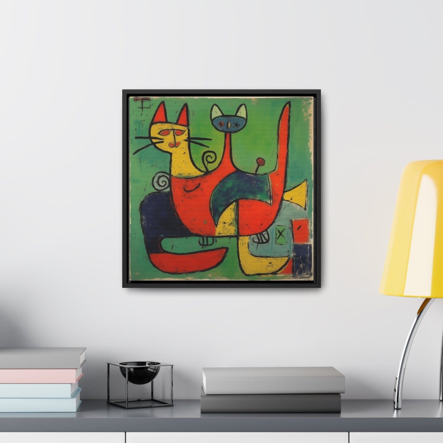 Cat 143, Gallery Canvas Wraps, Square Frame