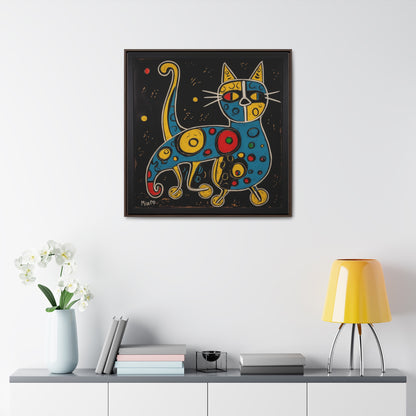 Cat 126, Gallery Canvas Wraps, Square Frame