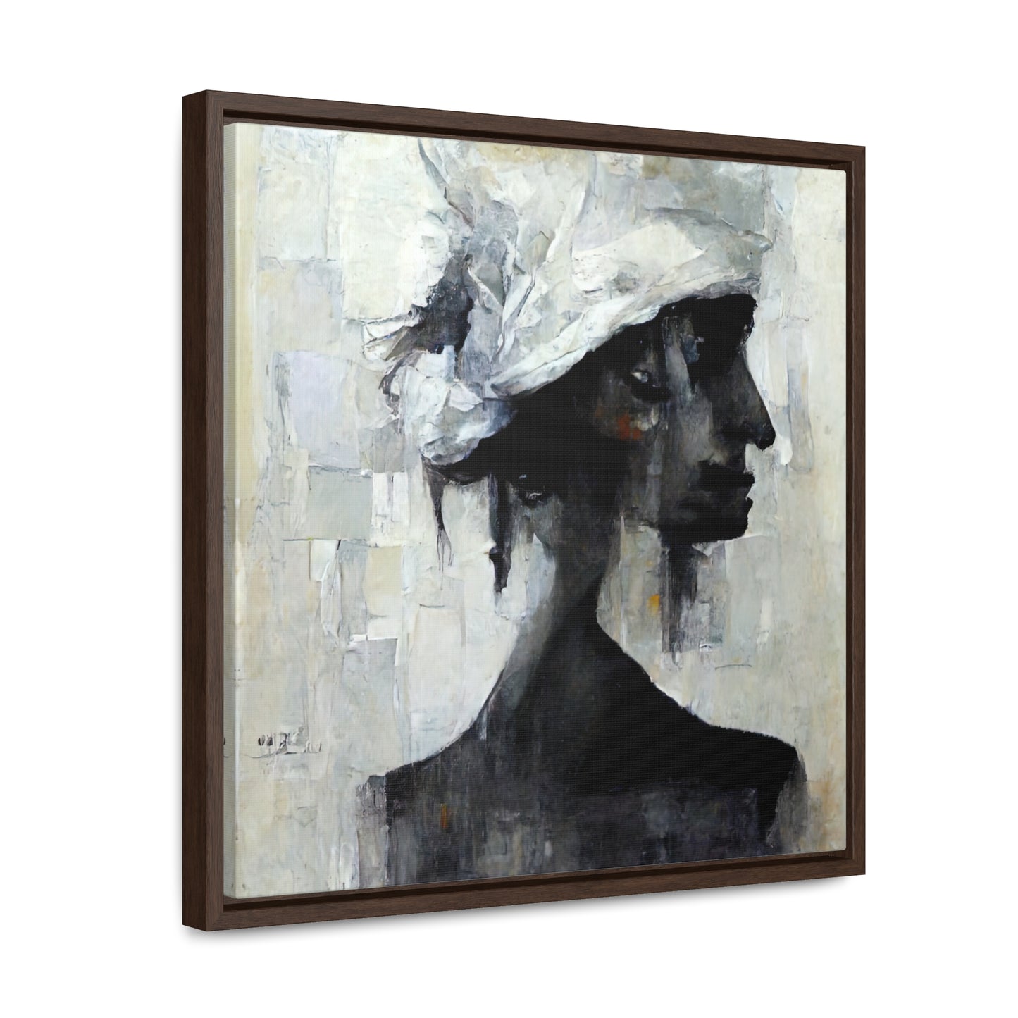Forgotten face 4, Valentinii, Gallery Canvas Wraps, Square Frame
