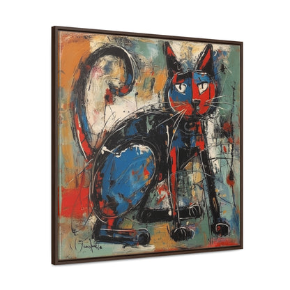 Cat 39, Gallery Canvas Wraps, Square Frame