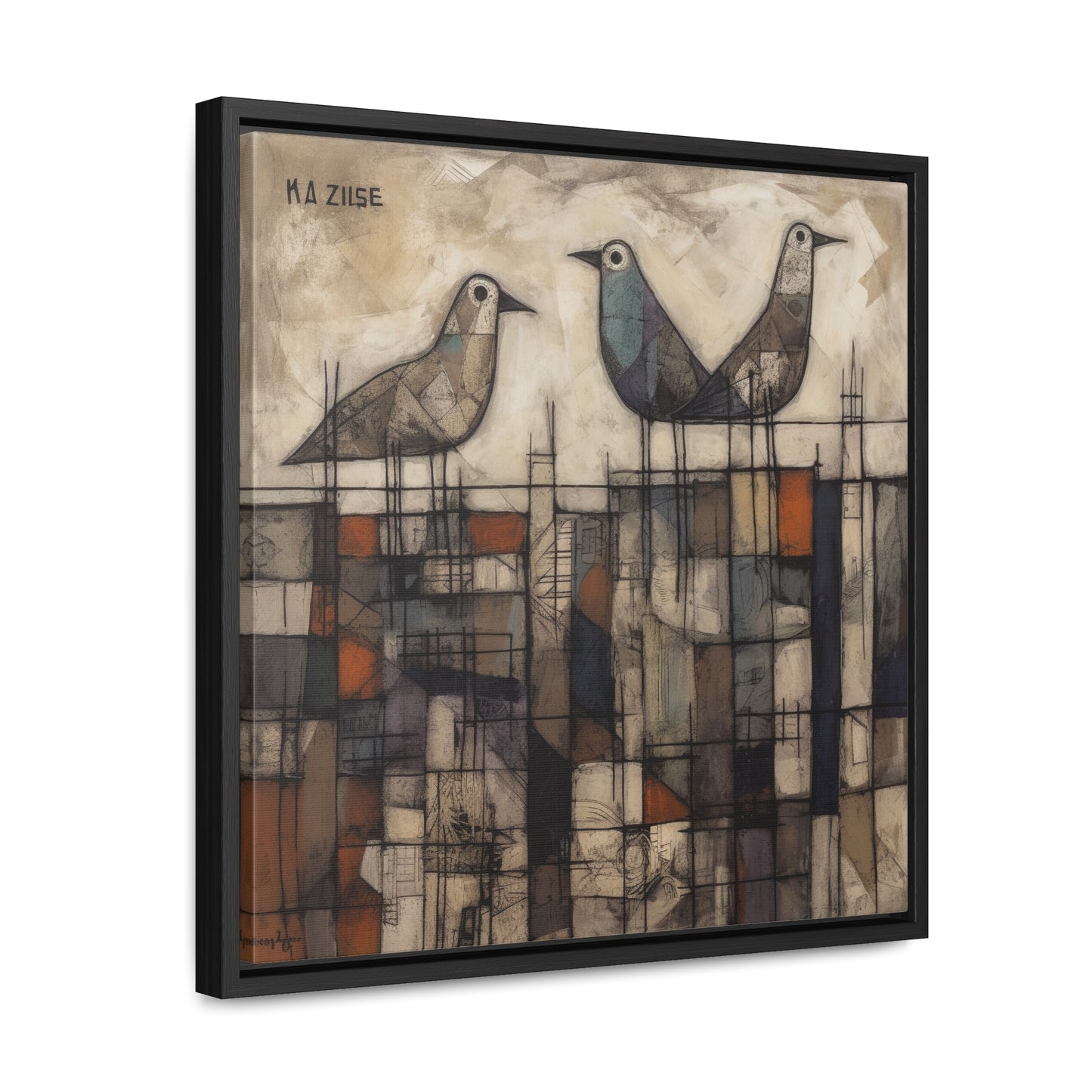 Bird 25, Gallery Canvas Wraps, Square Frame