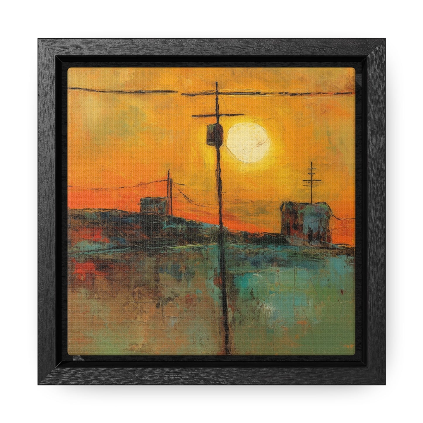 Land of the Sun 53, Valentinii, Gallery Canvas Wraps, Square Frame