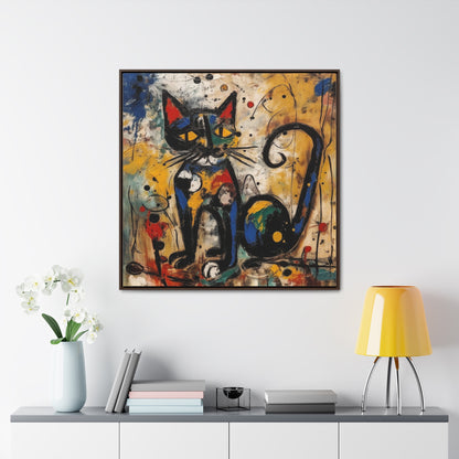 Cat 114, Gallery Canvas Wraps, Square Frame