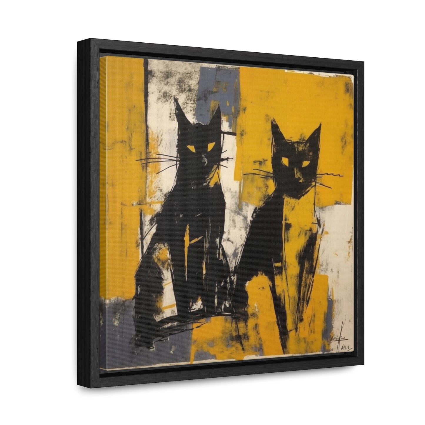 Cat 14, Gallery Canvas Wraps, Square Frame