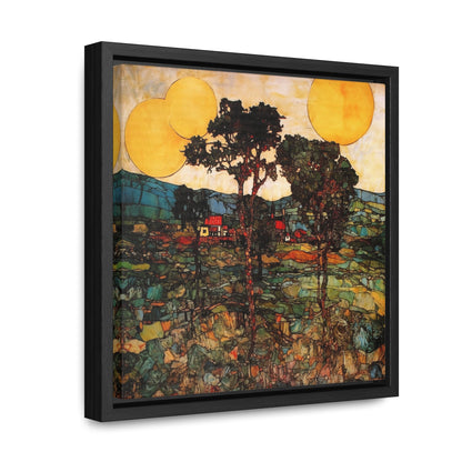 Land of the Sun 42, Valentinii, Gallery Canvas Wraps, Square Frame