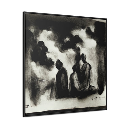 Palaeolithic Prayer 2, Valentinii, Gallery Canvas Wraps, Square Frame