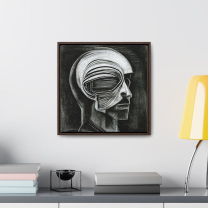 Brain 29, Valentinii, Gallery Canvas Wraps, Square Frame